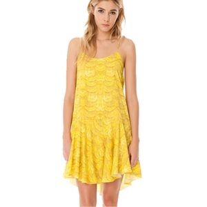 Tibi Ibis Ruffle Mini Dress